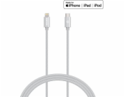 Kanex USB-C – Lightning kabel 1,2 m stříbrný (36321-uniw)