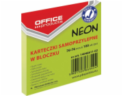 Kancelářské produkty SAMOLEPÍCÍ NOTEBOOK KANCELÁŘSKÉ PRODUKTY 76X76MM NEON GREEN