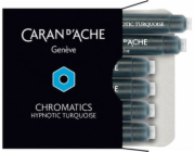 Náboje Caran d`Arche Chromatics tyrkysové, 6 kusů
