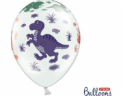 Party Deco Balloon Dinosauři, mix, 30 cm, 6 ks univerzální