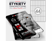 ŠTÍTKY Emerson 18 x 71 MM (36 KS) a 22..5 x 71 MM (8 KS). 44 KS/A4 EMERSON UNIVERSAL