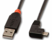 Lindy USB-A - microUSB USB kabel 2 m černý (31977)