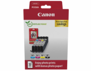 Canon CARTRIDGE CLI-581 BK/C/M/Y PHOTO VALUE pro PIXMA TS615x,625x,635x,815x, 825x ( 200 str.)