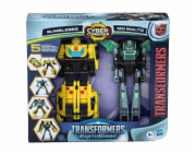Figurka čmeláka a Mo Malto od společnosti Hasbro Transformers EarthSpark Cyber-Combiner