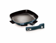 Pánev grilovací s odnímatelnou rukojetí 28 cm Aquamarine Metallic Line BH-7151