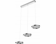 Závěsné svítidlo KRIS Krislamp Ferro KR 413-3L závěsné svítidlo 26W LED 4000K chrom
