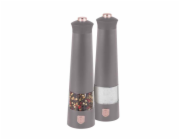 Mlýnek na pepř a sůl elektrický sada 2 ks Taupe Collection BH-9544