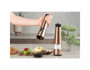 Mlýnek na pepř a sůl elektrický sada 2 ks Rosegold Metallic Line BH-9500