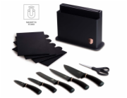 Sada nožů Berlingerhaus a krájecích prkének 11 ks Black Rose Collection BH-2491