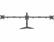 LOGILINK BP0174 Triple monitor mount 17-27inch arm length each 658 mm with smartphone holder aluminum