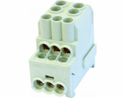 Simet Al/Cu rozvodný blok SDB 100 (80010) SIMBLOCK šedý 81601002