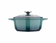 Kastrol s keramickým povrchem a poklicí 20 cm Excalibur BG-36100-GR