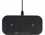 Naše duální bezdrátová nabíjecí podložka Pure Planet 15W