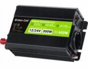 Univerzální napájecí adaptér/střídač Green Cell INVGC1224M300DUO 300 W