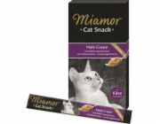 MIAMOR Cat Cream Malt & Cheese - kočičí pamlsky - 6x15g