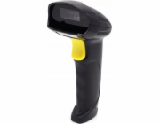 Qoltec 50853 Laserový snímač čárových kódů 1D | 2D | Černá