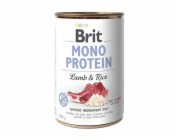 BRIT MONO PROTEIN Mokré krmivo pro psy Jehněčí s rýží 400 g