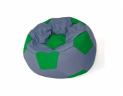Sako bag pouffe Míč šedozelený XXL 140 cm