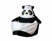 Sako taška pouffe Panda černá a bílá XL 130 x 90 cm