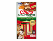 INABA Churu Meal Topper Chicken with beef - pamlsek pro psa - 4 x 14g