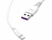 Dudao USB-A USB kabel-USB-C 2 M White (6970379614785)
