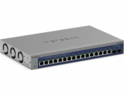 NETGEAR S3600 Series XS516TM - Přepínač - 2+/L3 Lite - inteligentní - 16 x 10/25 Gigabit Ethernet + 2 x 10Gb Ethernet SFP+ (uplink) - desktop, Lze montovat do rozvaděče