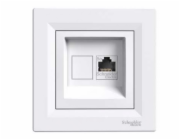 Asfora - zásuvka datová RJ45, kat.6 UTP - bílá