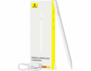 Aktivní stylus Baseus Smooth Writing Series s bezdrátovým a kabelovým nabíjením (bílý)