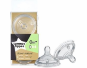 Tommee Tippee silikonový dudlík 0m+ 2 kusy (TT0006)