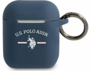 Ochranné pouzdro US Polo Assn USACA2SFGV pro AirPods 1/2 tmavě modrá