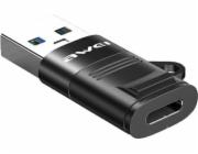 Awei CL-13 USB-C – USB adaptér černý (AWEI084BLK)