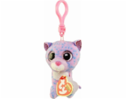 YOU INC. TY BEANIE BOOS CASSIDY - levandulová kočka 8,5cm klip 35244
