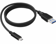 USB 2GO USB-A - USB-C kabel 1 m černý (795731)