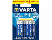 Baterie Varta High Energy AA / R6 6 ks.