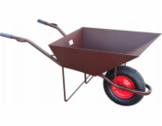 AWTools STAVEBNÍ KOLEČEK 85L/2,0mm HNĚDÝ + OCHRANNÝ KRYT KOL/HLUBOKÝ
