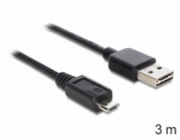 DeLOCK EASY-USB 2.0 Kabel, USB-A Stecker > Micro-USB Stecker