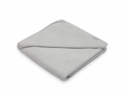 Dětská froté osuška s kapucí New Baby BASIC 80x80 šedá