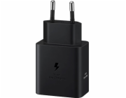 Samsung cestovní nabíječka EP-T4511XBE, Fast Charging 45W, USB-C + datový kabel USB-C, černá