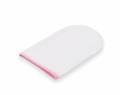 Dětská froté osuška s kapucí New Baby BASIC 100x100 bílo-růžová