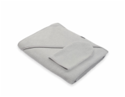Dětská froté osuška s kapucí New Baby BASIC 100x100 šedá