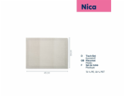 Prostírání Nica 70%PE/30%PET stříbrně šedá 45,0x33,0cm KL-12829