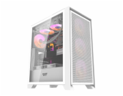 Počítačová skříň Darkflash DRX70 MESH + 4 ventilátory RGB (bílá)