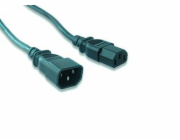GEMBIRD Kabel síťový, prodlužovací, 3m VDE 220/230V napájecí