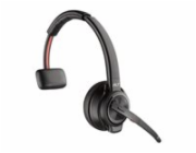 Poly Savi 8210-M - Savi 8200 series - náhlavní souprava - náhlavní - DECT / Bluetooth - bezdrátový - černá - certifikováno pro Zoom, certifikováno pro Microsoft Teams