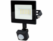 NEDIS LED reflektor se senzorem/ 4000 K/ 1620 lm/ IP44/ energetická třída F/ kabel 1 m/ černý