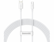 Kabel Baseus Superior Series USB-C, 65W, PD, 2m (bílý)