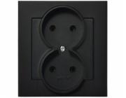 Ospel Socket Sonata dvojitá černá metalíza (GP-2R/33)