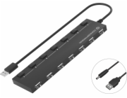Conceptronic HUBBIES08B 7-Port-USB-2.0-Hub