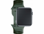 3mk Silicone Watch Strap pro Apple 38/40/41 mm Dark Green