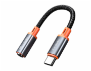 Adaptér USB-C na AUX mini jack 3,5 mm Mcdodo CA-7561, DAC, 0,11 m (černý)